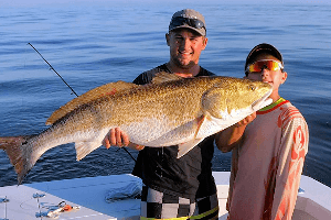 Certain times of the year Outer Banks anglers have a shot at catching these big red drum.