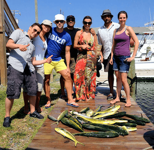 Mahi Mahi offshore family fishing charter Outer Banks, NC